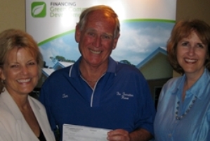FCLF Presents a check to a Borrower